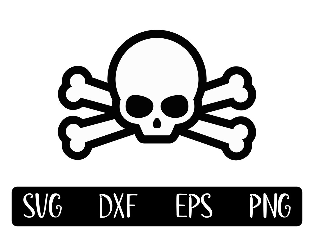 Skull Crossbones Svg Skull Bones Cricut Skull Svg Bones -  Finland