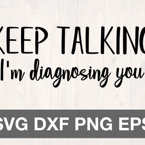 Keep talking I'm diagnosing you SVG