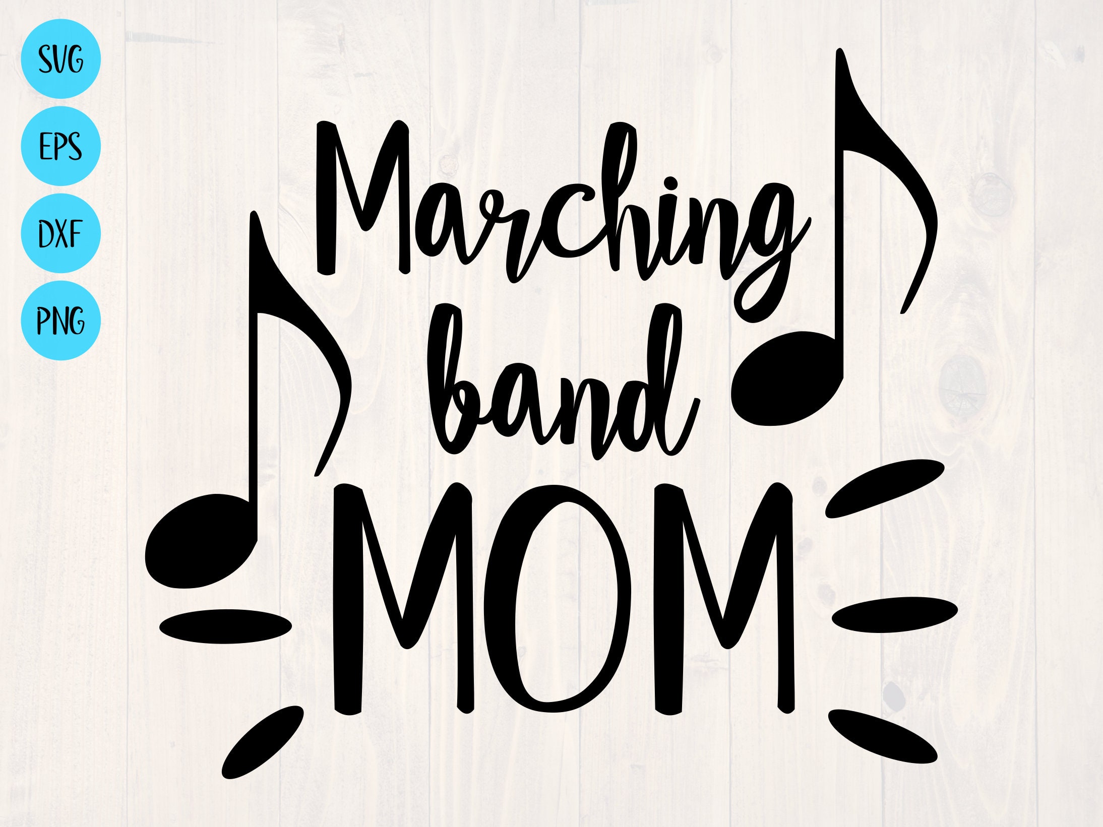 Marching band mom SVG is a funny shirt design Etsy