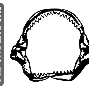 Shark jaw svg, png, eps, and dxf, shirt and mug design for cricut and silhouette, tropical svg, beach svg, shark svg