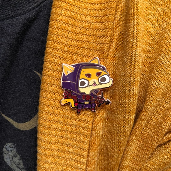 Catnip Warriors Archer Enamel Pin
