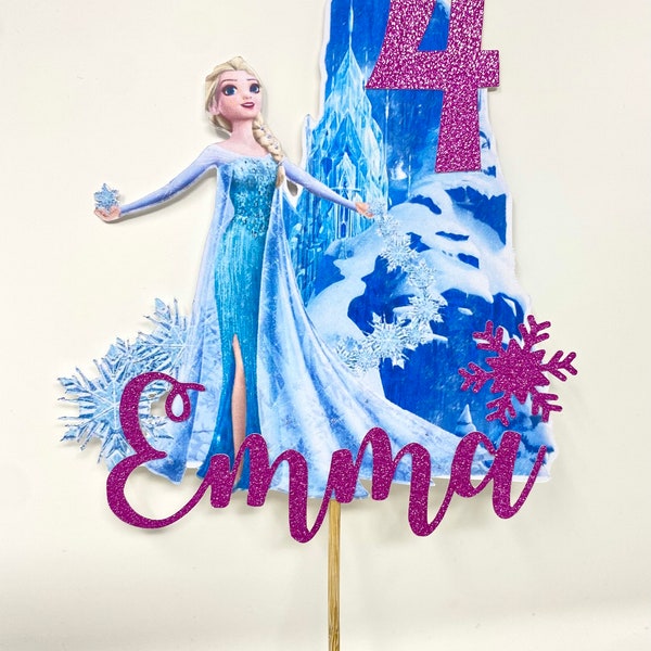Frozen 2 Elsa cake topper