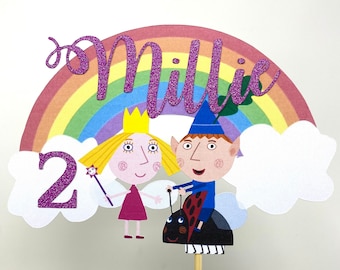 Ben and Holly Personalised Cake Topper