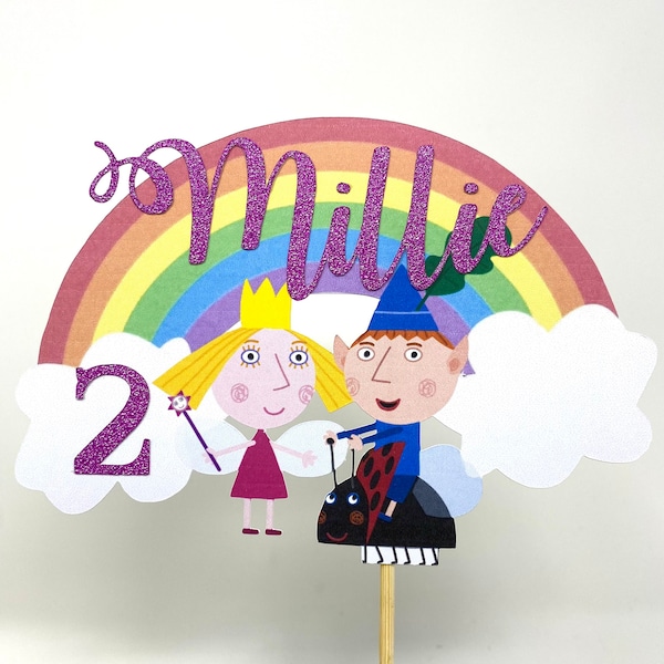 Ben and Holly Personalised Cake Topper