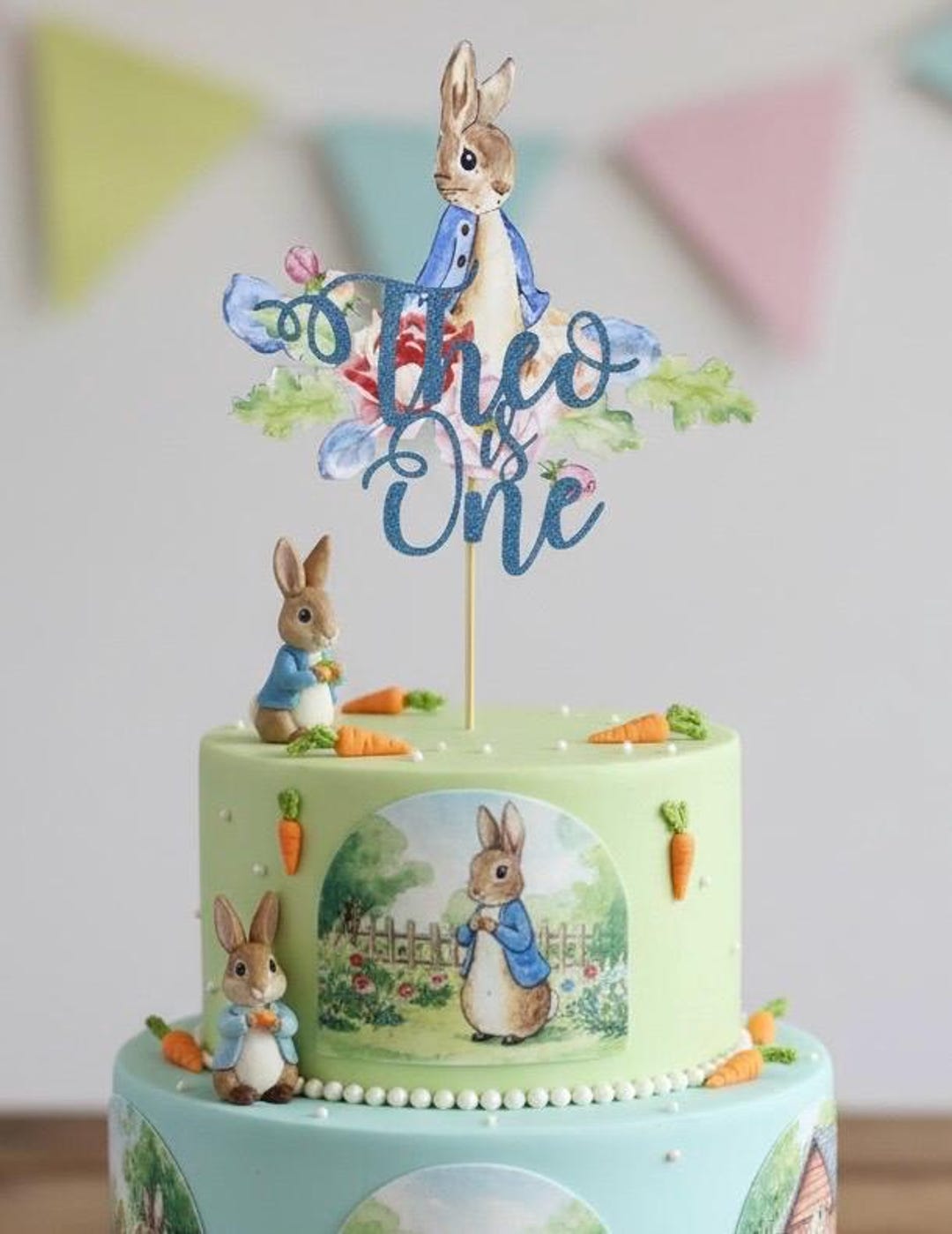 Peter Rabbit Cake Topper - Etsy UK