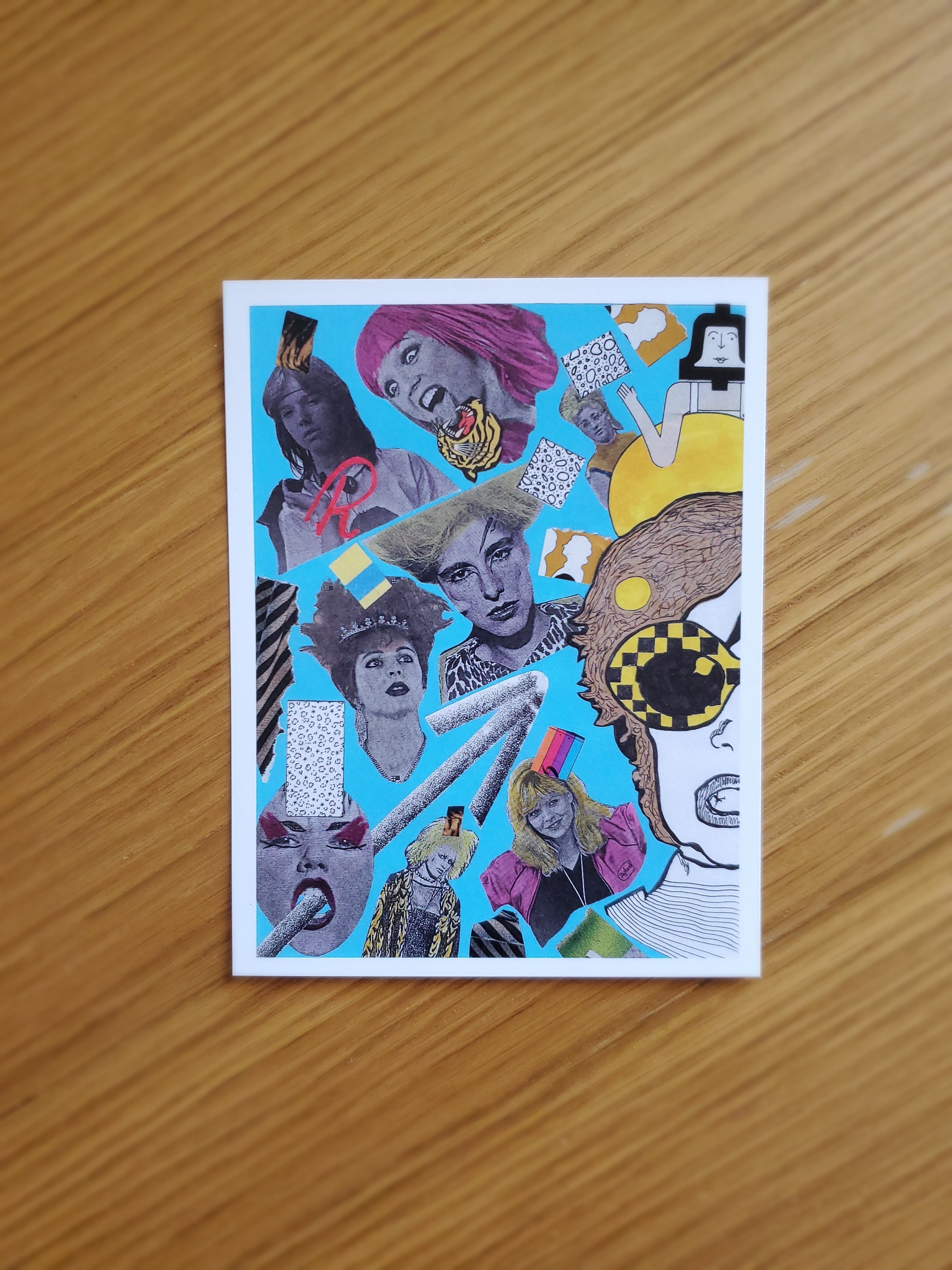 Collage Print 26 Punk Queens de 1982 Etsy España