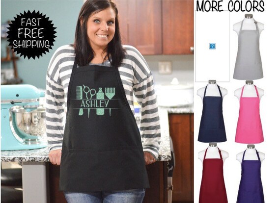 Hairstylist Apron Hair Stylist Apron Hairdresser Gift Hair Etsy
