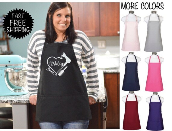Hairdresser Apron Hair Stylist Apron Hairdresser Gift Hair Etsy