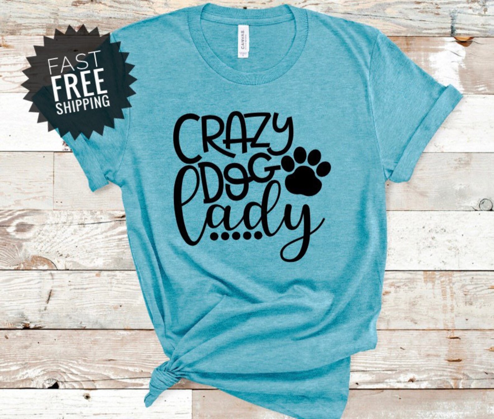 Crazy Dog Lady Shirt Dog Lover Gift Dog Lover Shirt Animal Etsy
