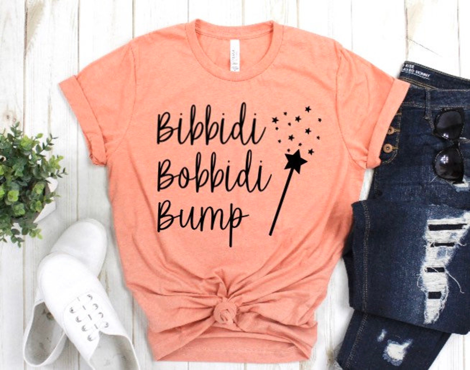 Bibbidi Bobbidi Bump Shirt Funny Pregnancy Shirt Maternity | Etsy