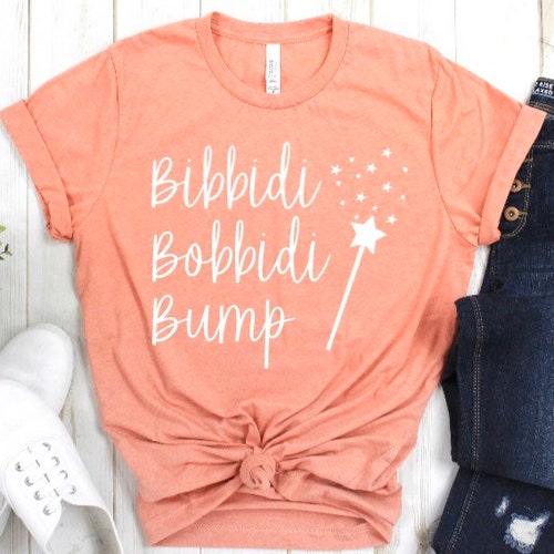 Bibbidi Bobbidi Bump Shirt-baby Announcement-pregnancy - Etsy