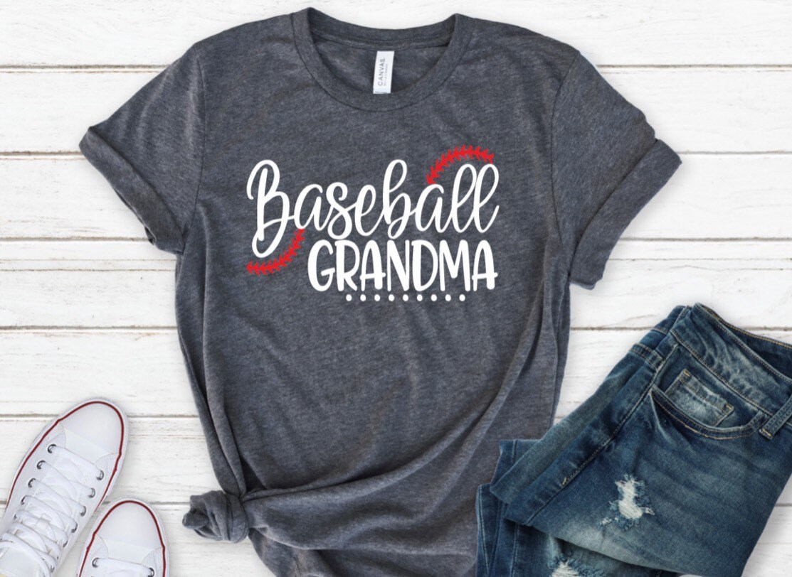 Baseball Grandma Shirt Grandma Baseball Shirt Baseball Etsy