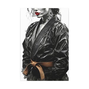 Martial Arts Wall Art, Inspirational Canvas Print for Dojo or Home Gym, Gift for Martial Arts Lovers, Unique Home Decor, Fitness Motivation
