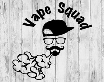 Vape-Squad-PNG-SVG-JPG-Digital Download,Clouds & Smoke