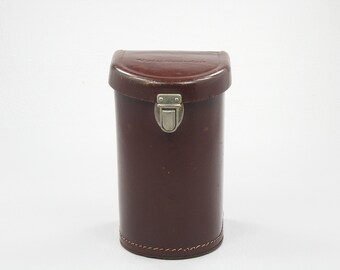 leather lens case etsy