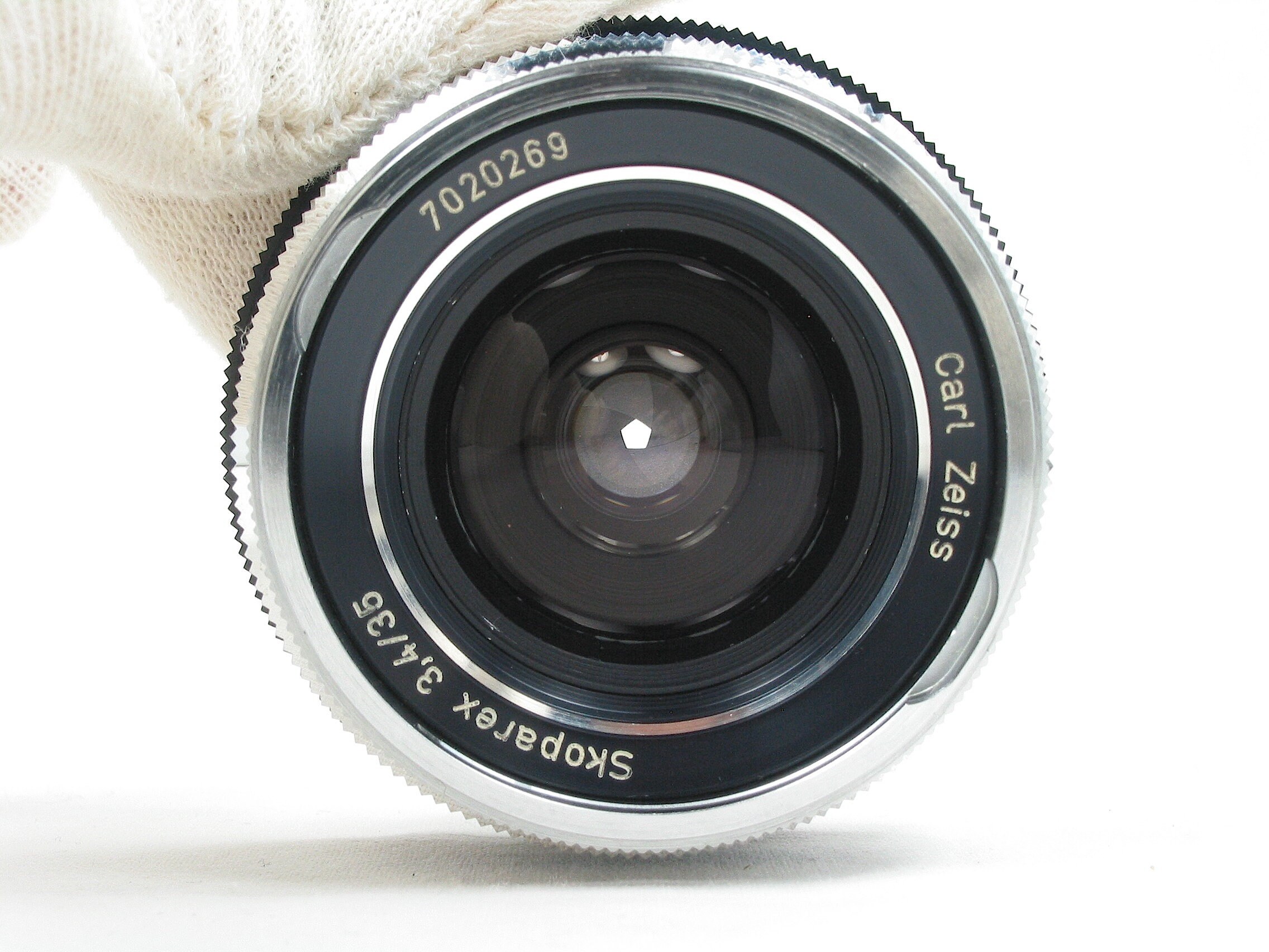 Objectif Photo Carl Zeiss Skoparex 35mm F/3.4 - Ouverture Fixe, Monture Scoparex - Comme Neuf