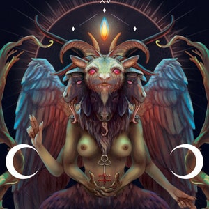 Impression artistique Le tarot du diable