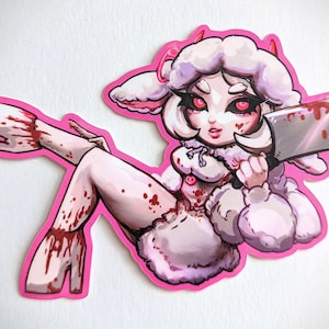 Sticker en vinyle Lampchop