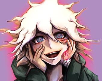 Nagito Komaeda Mini Print