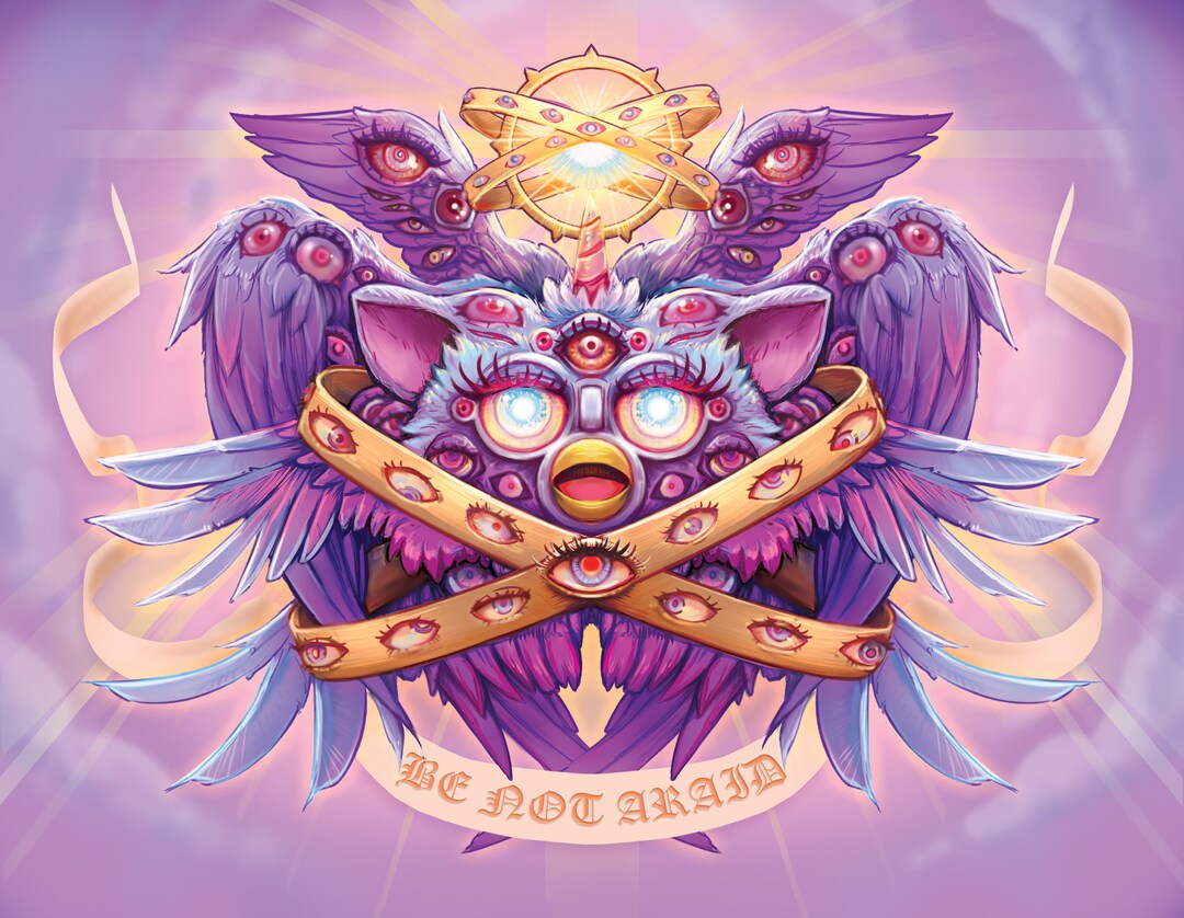 Seraphurb Biblically Accurate Furby 8.5 X 11 Poster Print Etsy