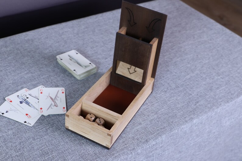Dice Tower Woodworking Project Plan Etsy