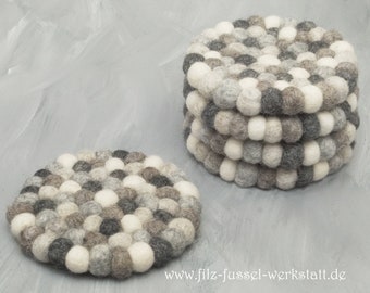 felt ball coaster