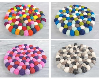 Felt ball coaster