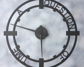 Une question de temps - horloge murale dans le style Depeche Mode