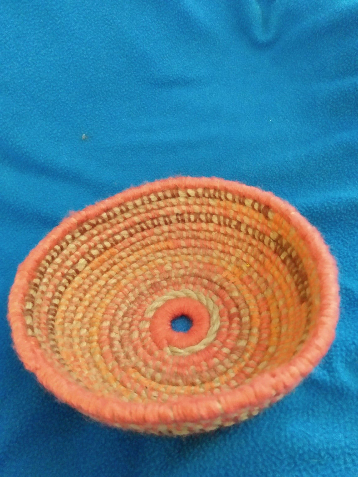 Handwoven basket Etsy
