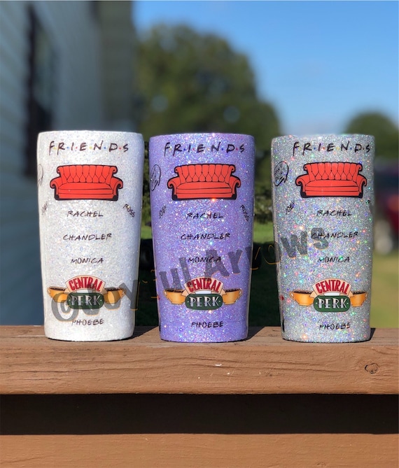 F•R•I•E•N•D•S Tumbler | Custom Glitter Tumbler