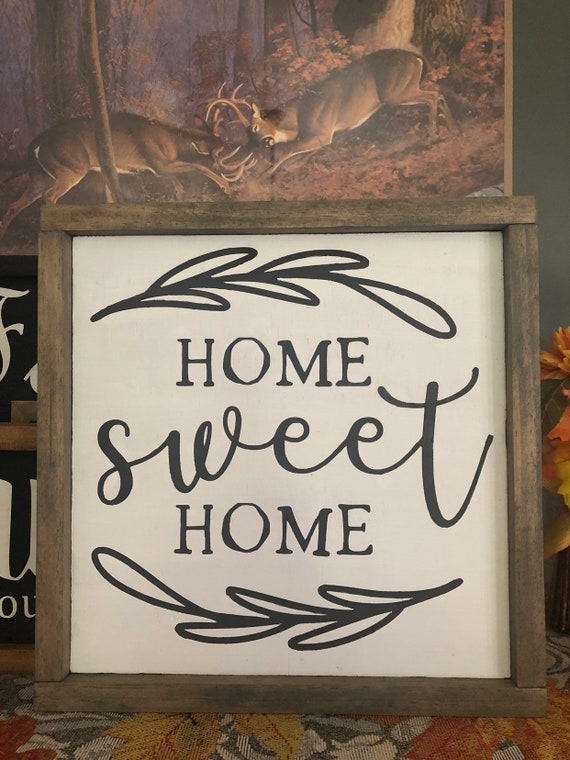 Farmhouse Sign | Home Sweet Home | Housewarming Gift | Wedding Gift