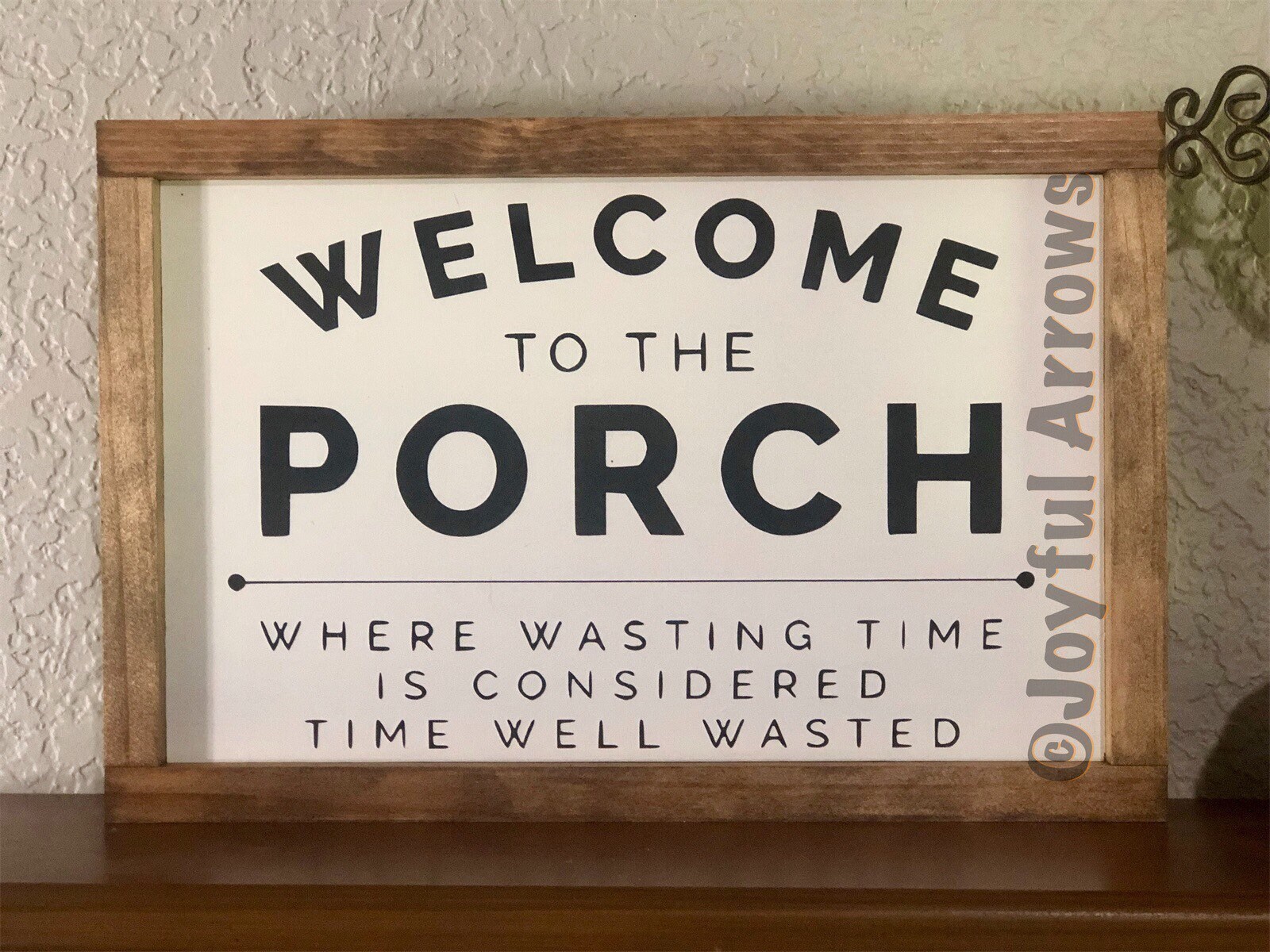 to the Porch Farmhouse Sign Wood Word Sign Porch Sign