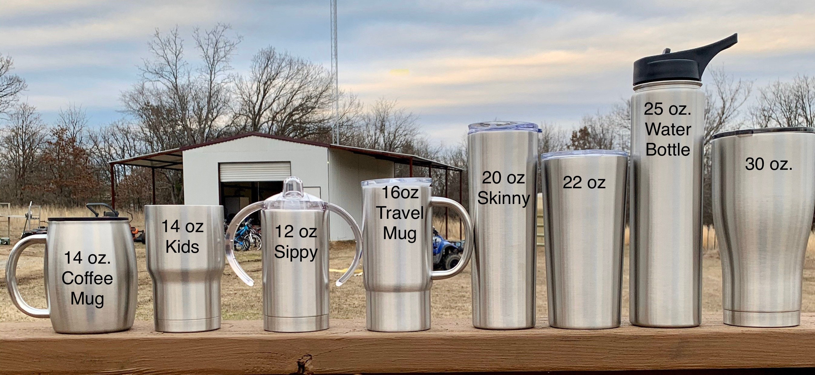 Custom Designed Stainless Steel Tumbler