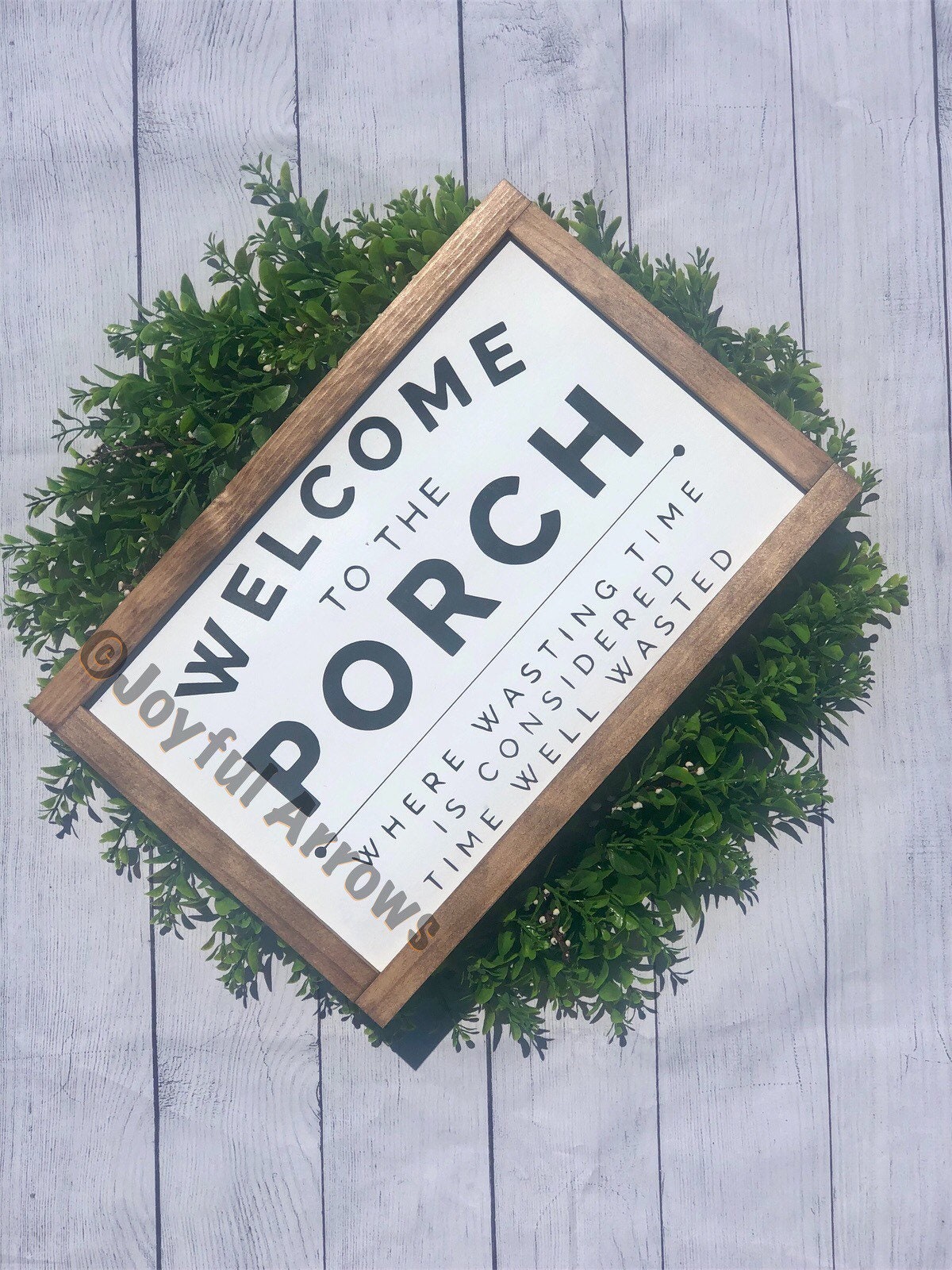 to the Porch Farmhouse Sign Wood Word Sign Porch Sign