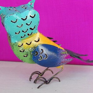 Búho en metal decorativo decoración jardín decoración pájaro | Etsy