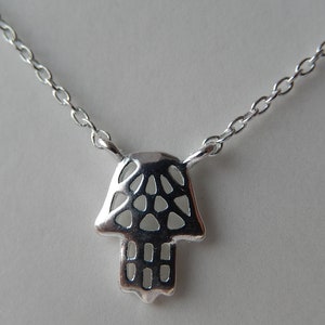 Kette Halskette Collier Fatima Hand 925 Silber, Schmuck Sterlingsilber, Halsschmuck