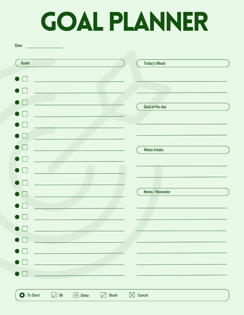 Goal Planner: Effective Goal Setting Kit for Personal Growth - Etsy