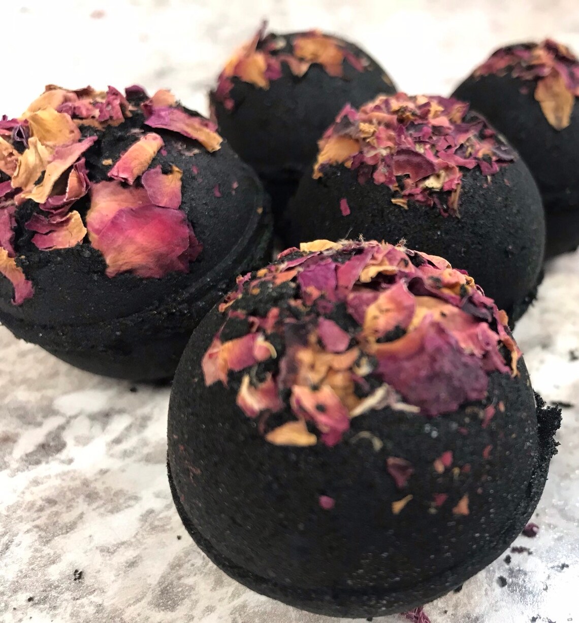 Black Bath Bomb // Naamah Bath Bomb // Demon Soul Bath Bomb | Etsy