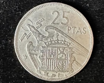 スペイン 5 ペセタ - フランシスコ フランコ コイン KM778 1949 - Etsy