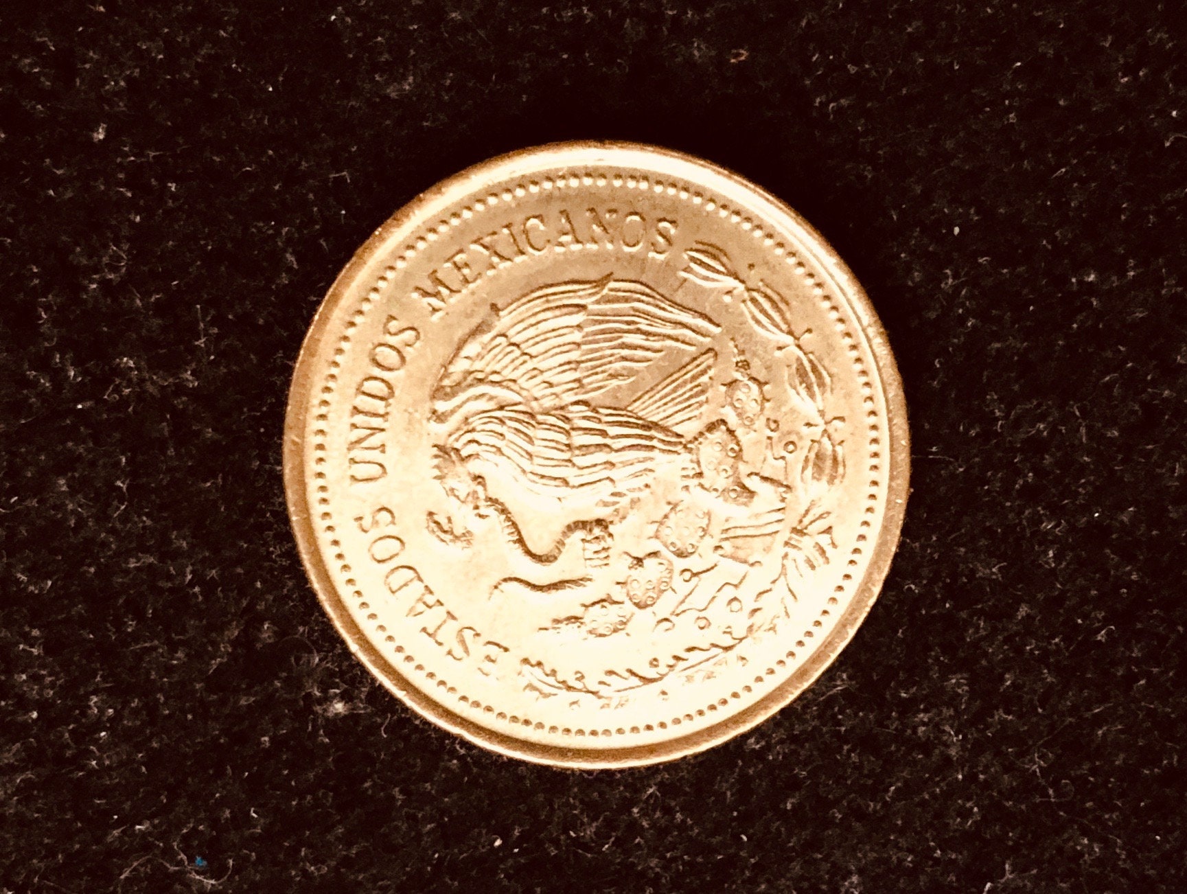 1985 México 20 Pesos Guadalupe Victoria Latón Vintage Moneda - Etsy México
