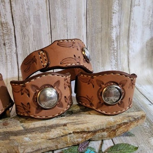 Leather cuffs etsy new arrivals