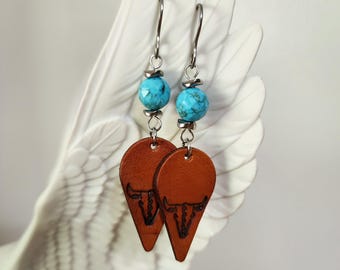 Southwest Earrings with Turquoise