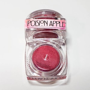 All Natural Mineral Eyeshadow - Poision Apple- red - Shimmer-  Vegan - Mica - Makeup