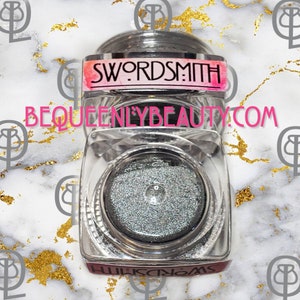 ARGENT Fard à paupières minéral tout naturel - Swordsmith- argent - scintillant - végétalien - mica - maquillage