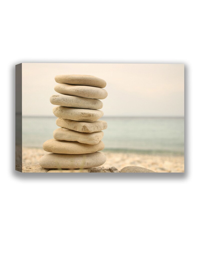 Spa Canvas Wall Art Sea Stones Home Decor Prints