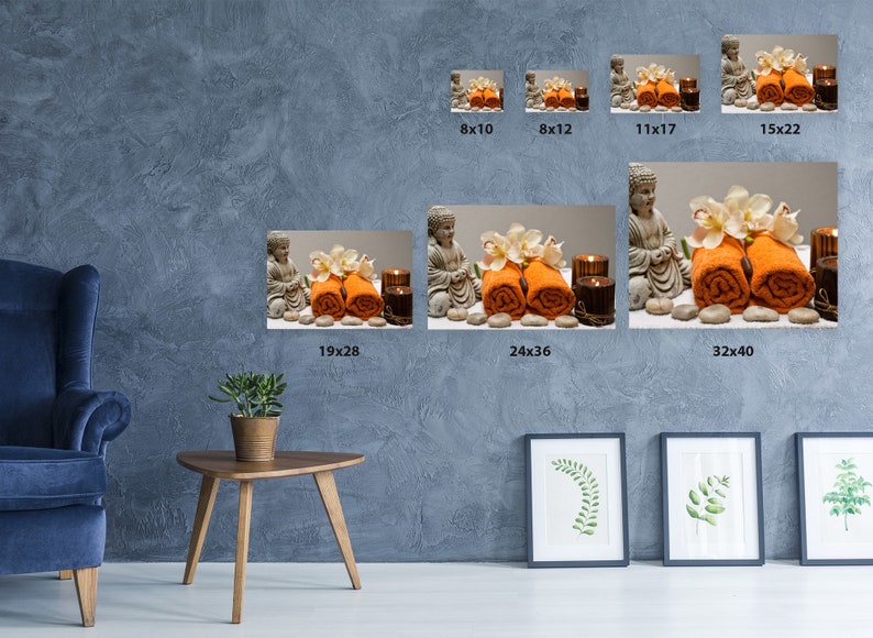 Spa Poster Wall Art Buddha Home Decor Prints