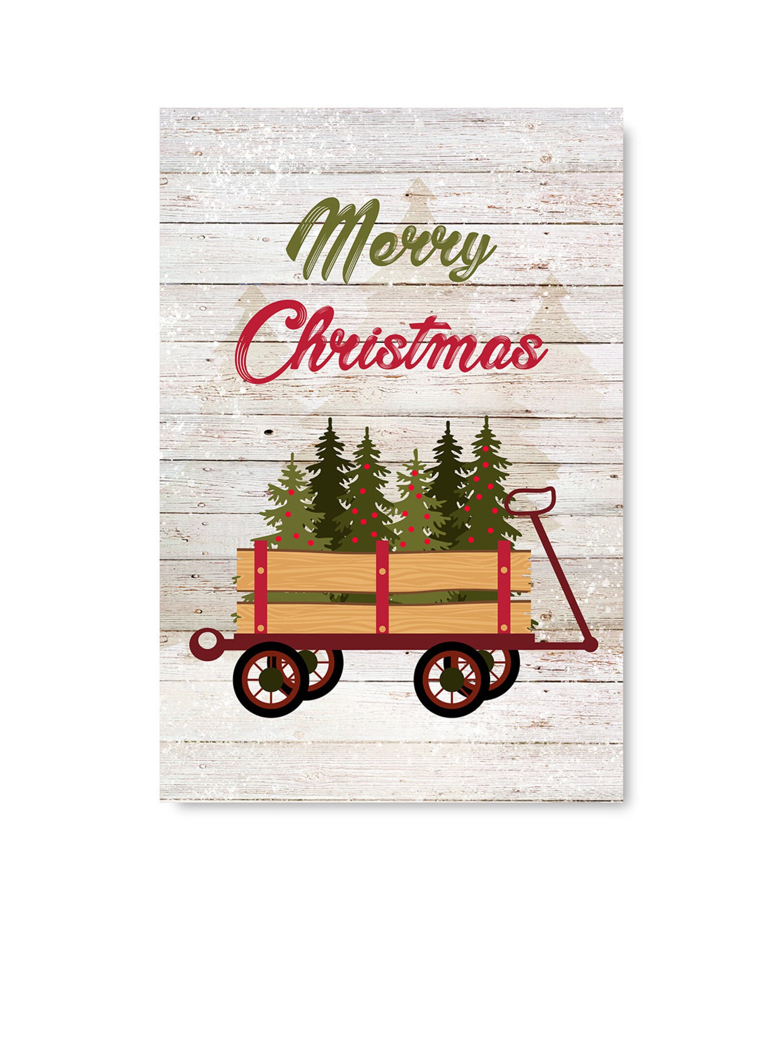 Christmas Wall Decor Poster Xmas Trees Home Decoration Prints Etsy