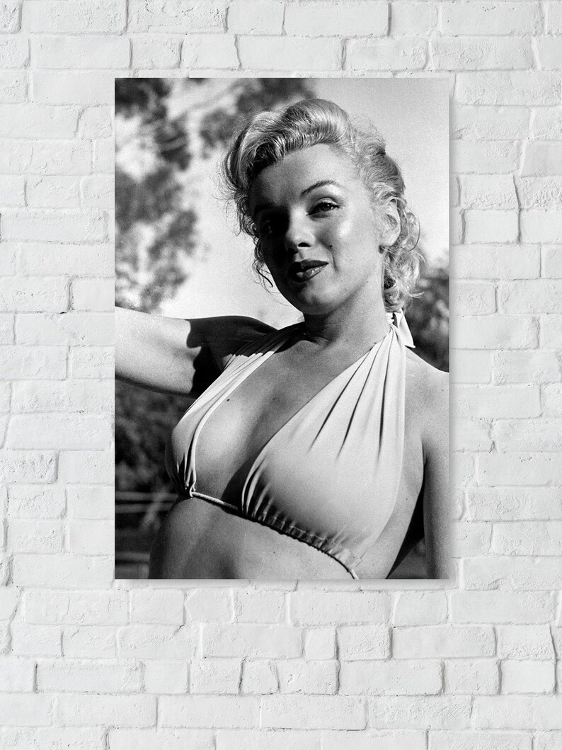 US SELLER-Marilyn Monroe kraft paper retro poster western art prints