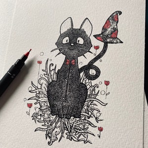 Dessin Illustration Inspiration Grand Artiste Dotwork Etsy