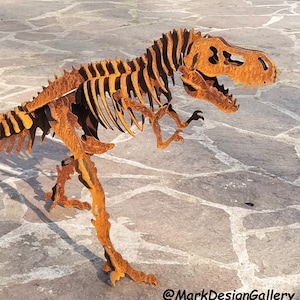 T Rex Edelrost Gartendeko Rost Deko Rost Optik Dino Dinosaurier Jurassic